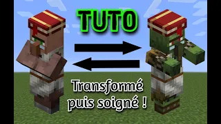 [TUTO FR] TRANSFORMER un (VILLAGEOIS) en (ZOMBIE VILLAGEOIS) puis le SOIGNÉ en (VILLAGEOIS )