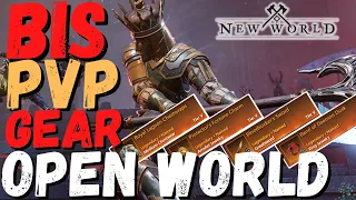 BIS PVP GEAR Farming in New World | Named LEGENDARY Gear | Solo & Elite Zone Farm | Open World