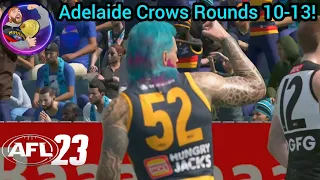 AFL 23 - SHARPY ADELAIDE CROWS CAREER MODE - CROWS ROUND 10 - 13 ! #afl23 #afl