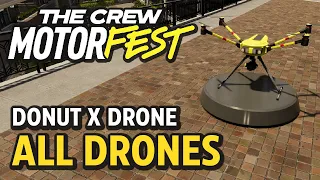 All 5 Drone Collectible Locations - The Crew Motorfest (Donut x Drone Challenge)