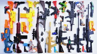 Mengumpulkan 5 Sniper Gun 7 Assault Rifle AK47 M16 Uzi Thomson Water Gel Gun Nef Sniper Gun Granat