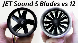 EDF Sound Comparison 12 Blade VS 5 Blade