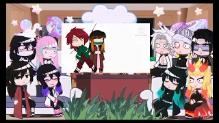 Hashiras react to Tanjiro and Nezuko[Part 1] 《Gacha Star》🦖