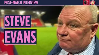 Steve Evans' reaction | Exeter City 1-1 Stevenage (Exeter City win 5-3 on penalties)