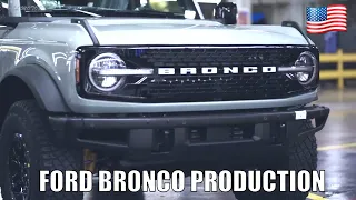 New FORD BRONCO 2023 Offroad 4x4 🇺🇸 PRODUCTION LINE 🇺🇸  Car Factory