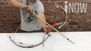 Potente Arco con ruedas de Bicicleta - Invento Casero Fácil