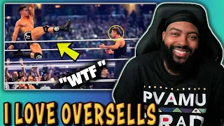 ROSS REACTS TO WWE WRESTLERS OVERSELLING MOVES HILARIOSULY FOR 6 MINUTES STRAIGHT