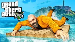 ESCAPO de la PRISIÓN de ALCATRAZ en GTA 5! Grand Theft Auto V - GTA V Mods