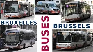 Busse in Brüssel * Buses in Brussels * Bus à Bruxelles * VOLVO * IVECO * SOLARIS * MERCEDES-BENZ