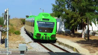 Trenes a ambos lados de la frontera-Badajoz y Portugal