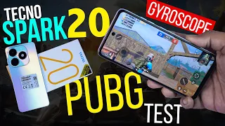 Tecno Spark 20 Pubg Test | Gaming Review "Gyro "Graphics "Screen Recording | Spark 20 Price In 🇵🇰