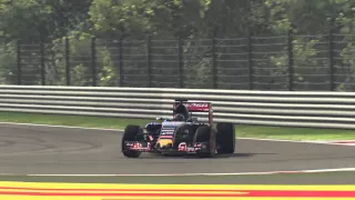 F1 2015 game [PS4] - Austria / Red Bull Ring 5-lap race as Max Verstappen / Toro Rosso [replay]