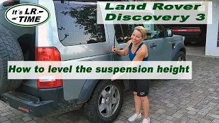 Land Rover Discovery 3 - How to level the suspension height