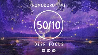 50 Minute Timer 📚 Pomodoro Timer 50/10 📚 lofi hiphop mix 📚 3 x 50 min