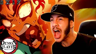 LET'S F*CKING GO!!! BEST EPISODE IN THE SERIES!!! Demon Slayer 2x17 "Never Give Up" REACTION!!!
