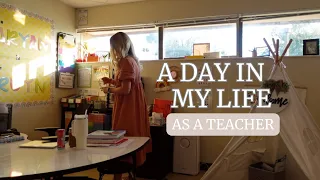 A FULL DAY AS A KINDERGARTEN TEACHER | time stamped, morning & night routines