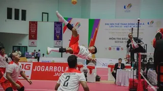 Skill Menakutkan ZELKI LADADA Atlet TimNas Sepak Takraw Indonesia