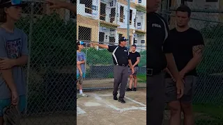 dropped 3rd strike #littleleaguebaseball #baseballtraining #umpire