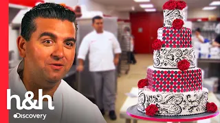 Buddy recebe pedido para criar bolo de casamento com a cor cinza | Cake Boss | Discovery H&H Brasil