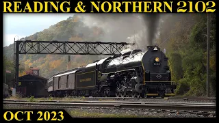 Reading & Northern 2102: Autumn in the Anthracite Hills