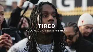 [FREE] Polo G x Lil Tjay "Tired" | Pain Type Beat (Prod. Dizzy1nz)