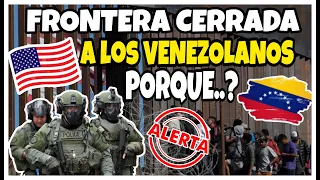 VENEZUELANS DON'T WANT YOU IN THE UNITED STATES/BECAUSE THEY CLOSED THE BORDER@El Rafucho