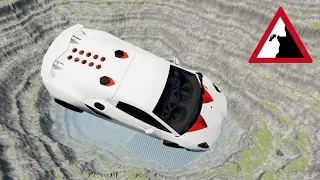 Cars vs Cliff  leap of death- BeamNG Drive