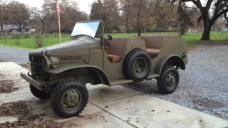 1941 Dodge WC16 Command Car Test Drive