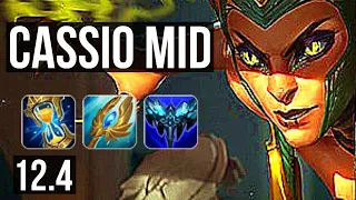 CASSIO vs ZOE (MID) | 14/0/10, Legendary, 300+ games | KR Master | 12.4