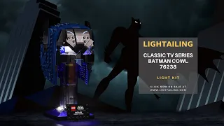 BriksMax Light Kit For Lego Classic TV Series Batman Cowl 76238