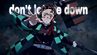 demon slayer - don't let me down [amv]!