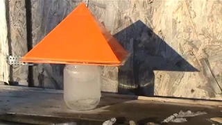 Пирамиды и замерзание воды на морозе