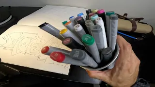 Resk12 Graffiti Sketchbook Tour + last Sketch