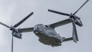 V22 Osprey in the Mach Loop