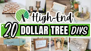 20 Dollar Tree DIYS That Look High-End 😍| Beginner Friendly Crafts