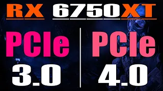 PCIe 3.0 vs PCIe 4.0 || RX 6750XT @ 12GB || PC GAMES TEST ||