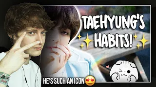 HE'S SUCH AN ICON! (BTS Kim Taehyung's Habits | Reaction/Review)
