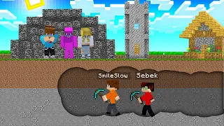 URATOWALIŚMY NASZĄ RODZINĘ Z BEADROCKOWEGO WIĘZIENIA w Minecraft!