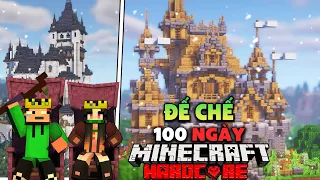 Tóm tắt 100 ngày cùng người yêu xây dựng đế chế thời trung cổ trong minecraft sinh tồn siêu khó