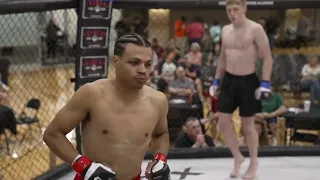 Roland Pruden vs Sebastian Grant 145 amateur mma title fight Batesville 9/3/22