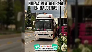 NUEVA Plataforma en Balderas para el Mexibus