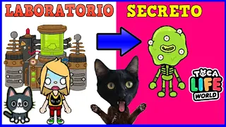 Slime en laboratorio secreto de Toca Life World con gatos Luna y Estrella / Videojuego con gatitos