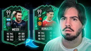 OMG! MESSI 99 MUTANTE APARECEU JUNTO COM O CR7 TOTS!!! FUT DRAFT FIFA 22