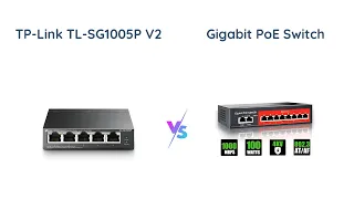 TP-link vs STEAMEMO | Gigabit PoE Switch Comparison