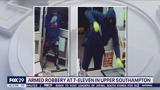 Suspects sought for robbing 2 Bucks County 7-Elevens in just one hour: police