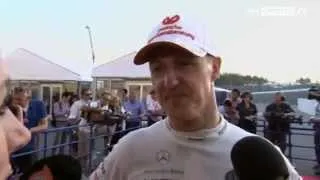 Interview with Michael Schumacher after the race, Japanese GP 2012