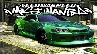 Nissan Skyline GT-R R34 Tuning and Race in NFS Most Wanted 2005 | Enderbot Cyborg