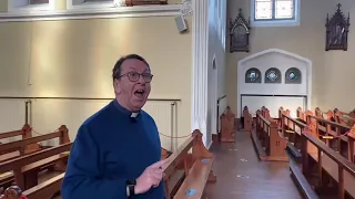 Fr Ray Kelly sings 'When a Child is Born' in Oldcastle Chruch