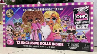 LOL OMG MOVIE 🍿 MAGIC Studio Set UNBOXING! 12 Exclusive Dolls 2 New OMG Dolls. Over 200$ Value 🤯