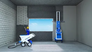 Deruitu Intelligent Wall Plastering Robot